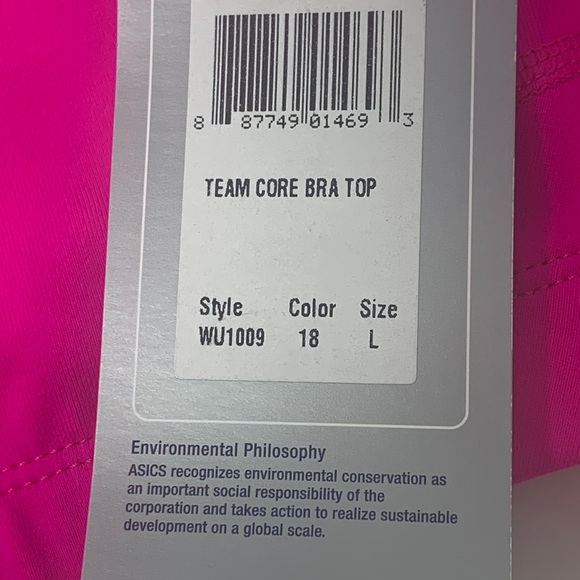 Women’s Team Core Bra Top PINK - Picture 5 of 8